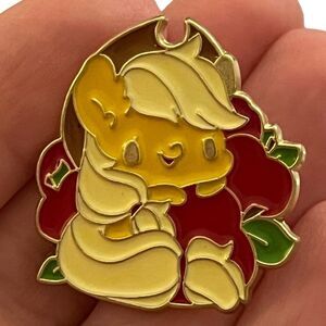My Little Pony Apple Jack Kawaii Chibi Enamel Pin
